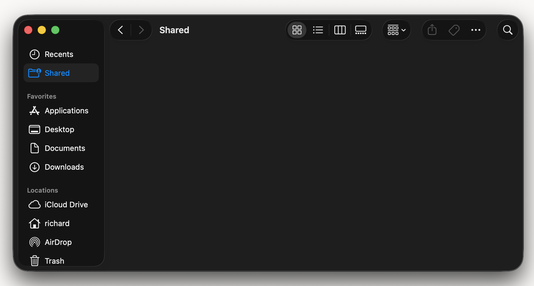 Finder in macOS Tahoe